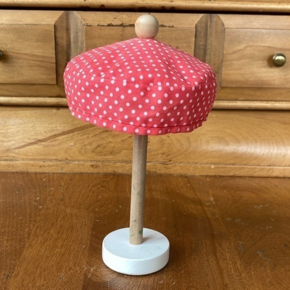 Dollhouse Red Polka Dot Umbrella